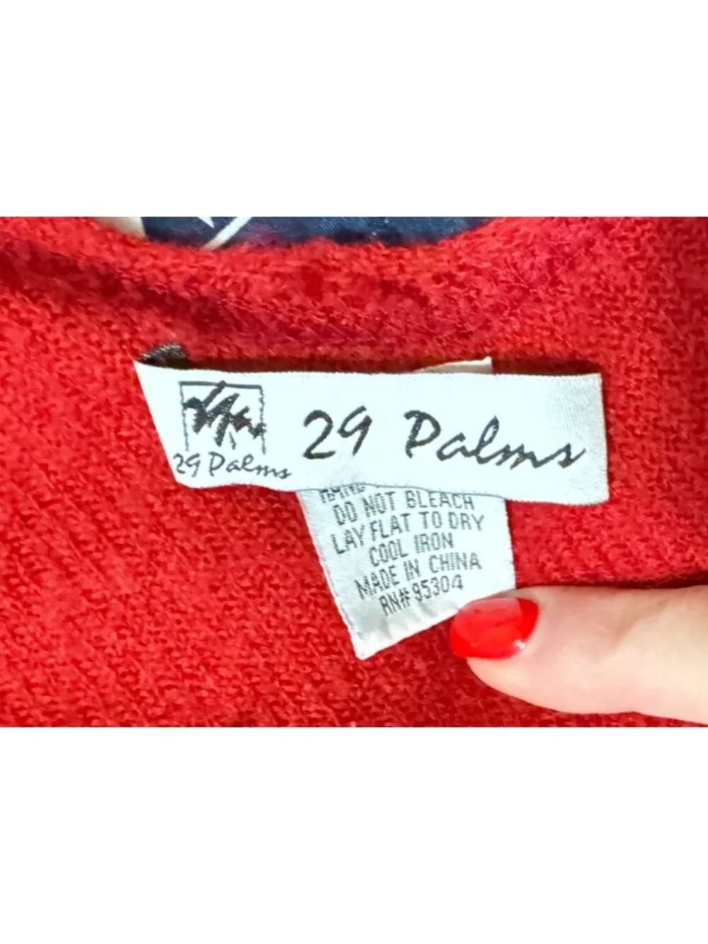29 Palms Fringed Wrap Red OS One Size Poncho Cape Shawl Daft Womens